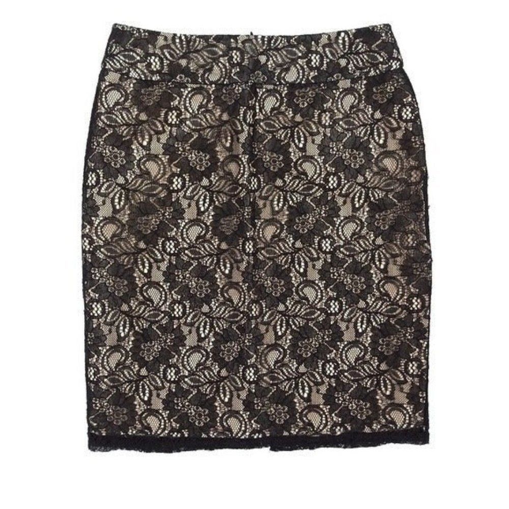 New York & Co. Lace Pencil Skirt